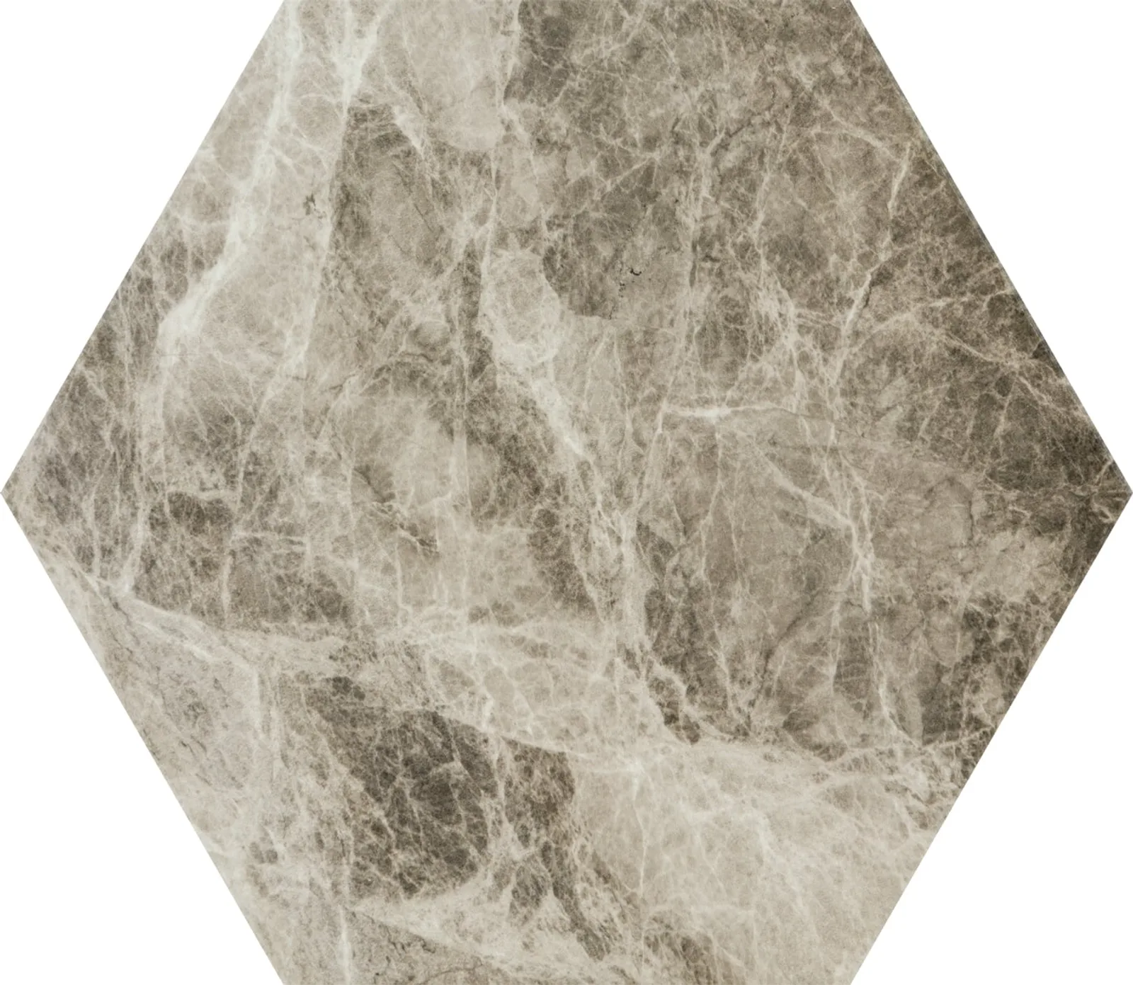 Seranit Geohex Porselen Karo Beyaz Seranit Geohex 20x23 Beyaz Mermer Görünümlü Karo - Görsel 1
