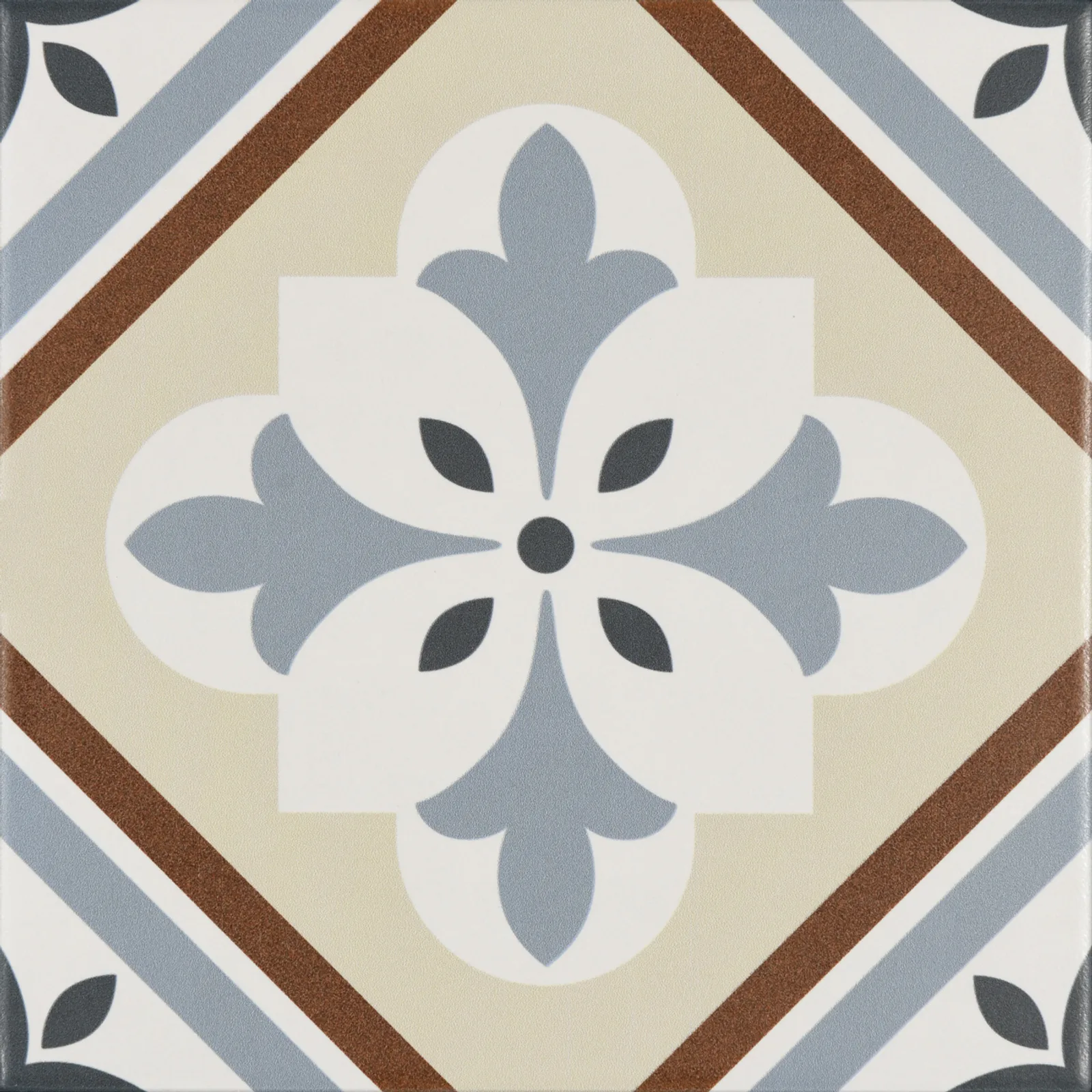 Seranit Orleans Mat Bej Mavi Seranit Orleans Mat Bej Mavi 20x20