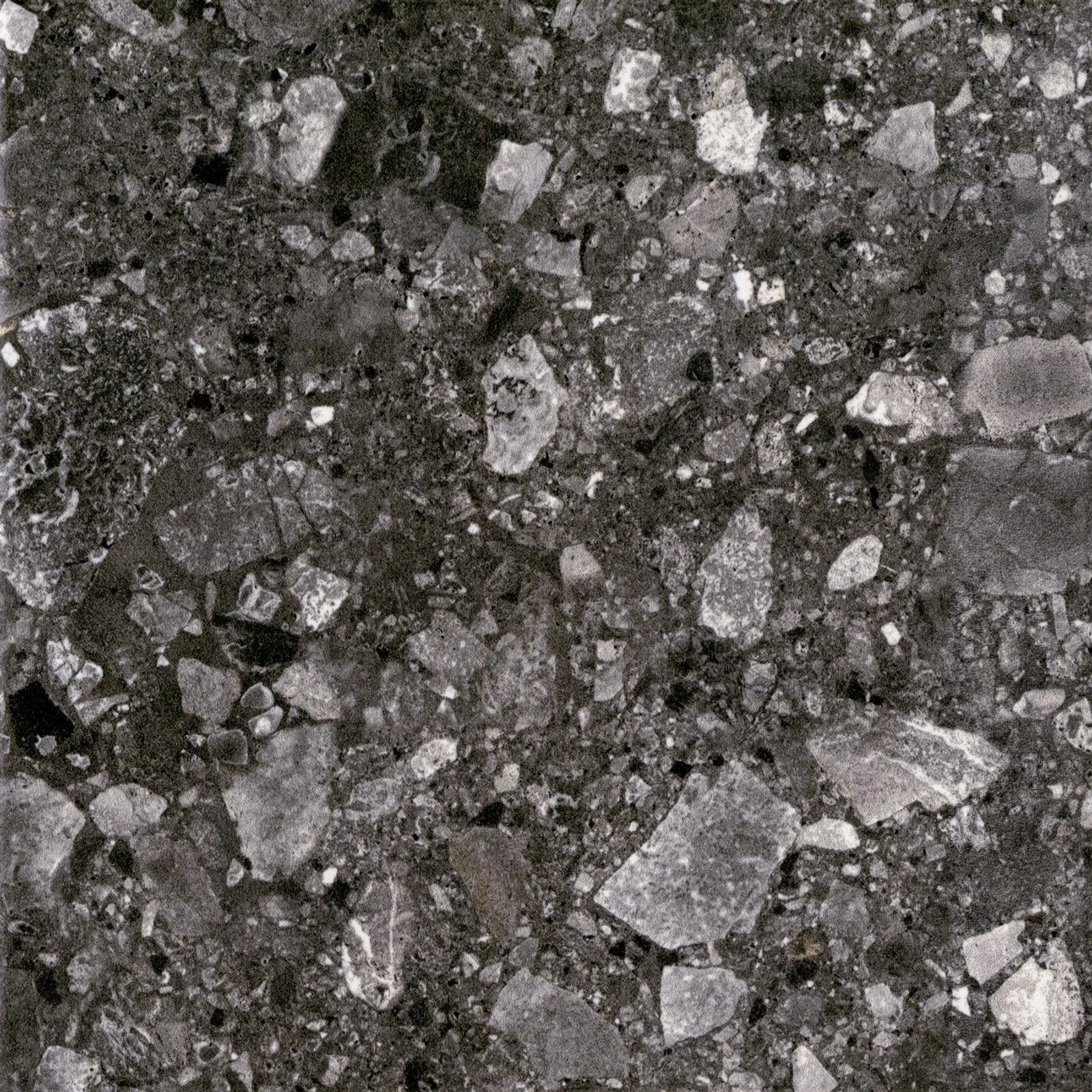 Seranit Volcano Porselen Karo Antrasit Seranit Volcano 20x20 Antrasit Doğal Taş Dokulu Karo - Görsel 1